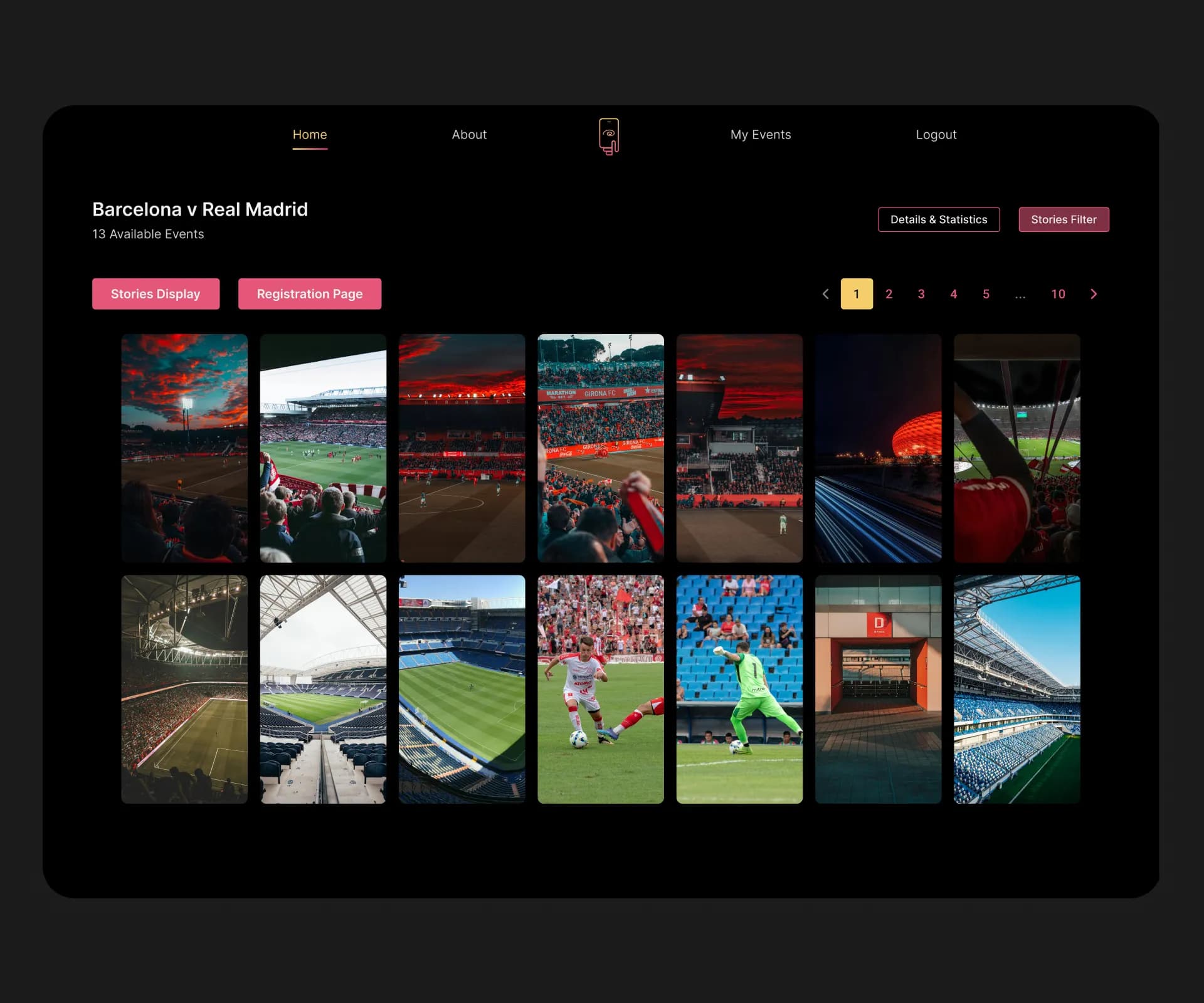 An overview of all pending stories for a quick scan.<br/><br/>Pagination to avoid cognitive load by placing too much stories at once.