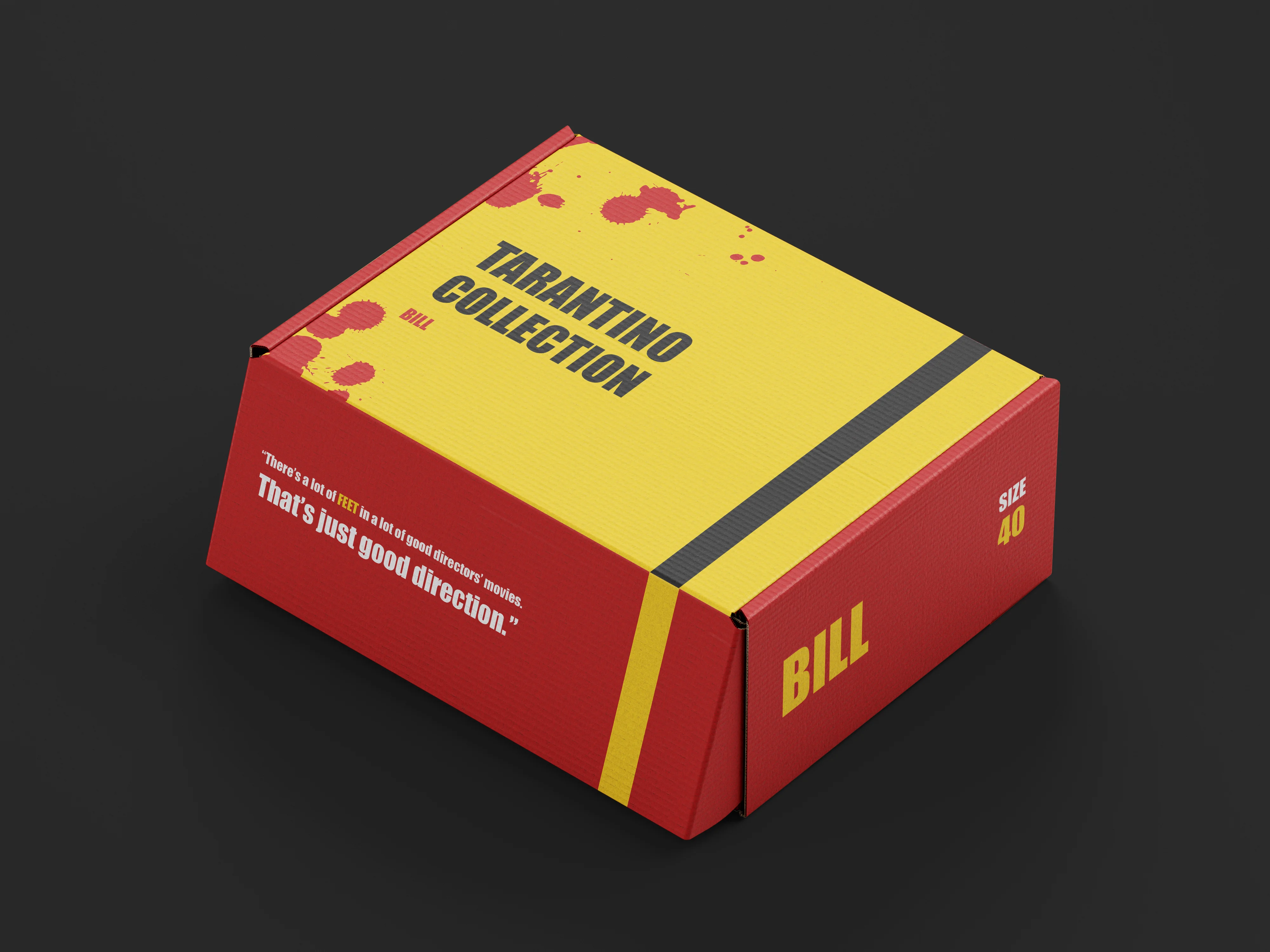 kill bill heels box