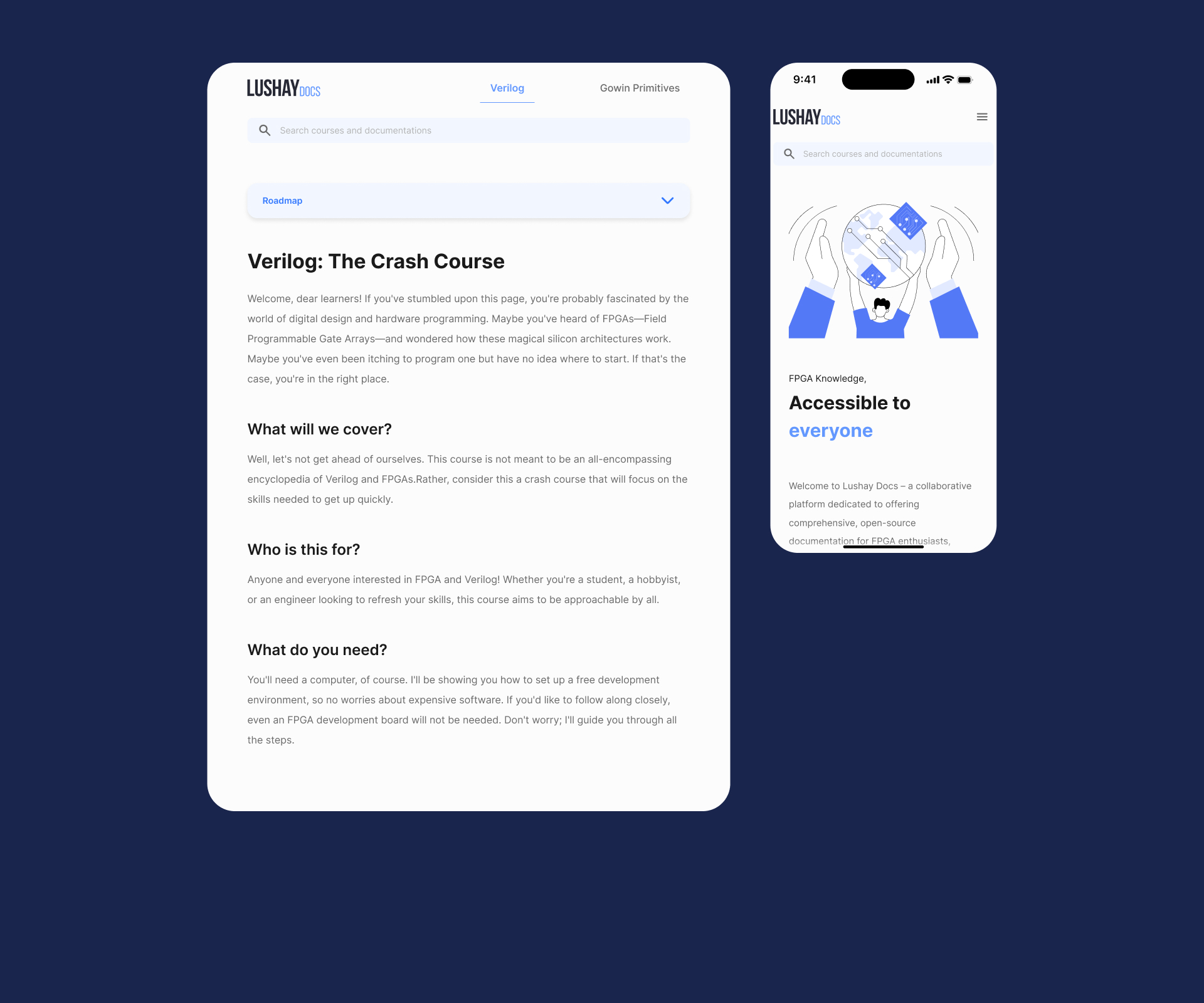 Mobile & tablet support for learning anywhere, anytime.​​​​​​​
